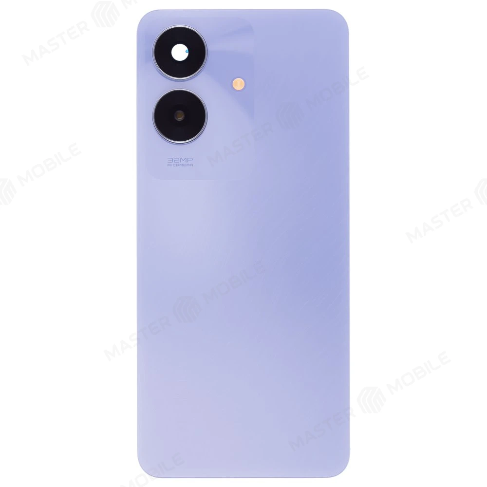 Задняя крышка для Realme Note 60 (RMX3933) (голубой) (в сборе со стеклом камеры) фото №1