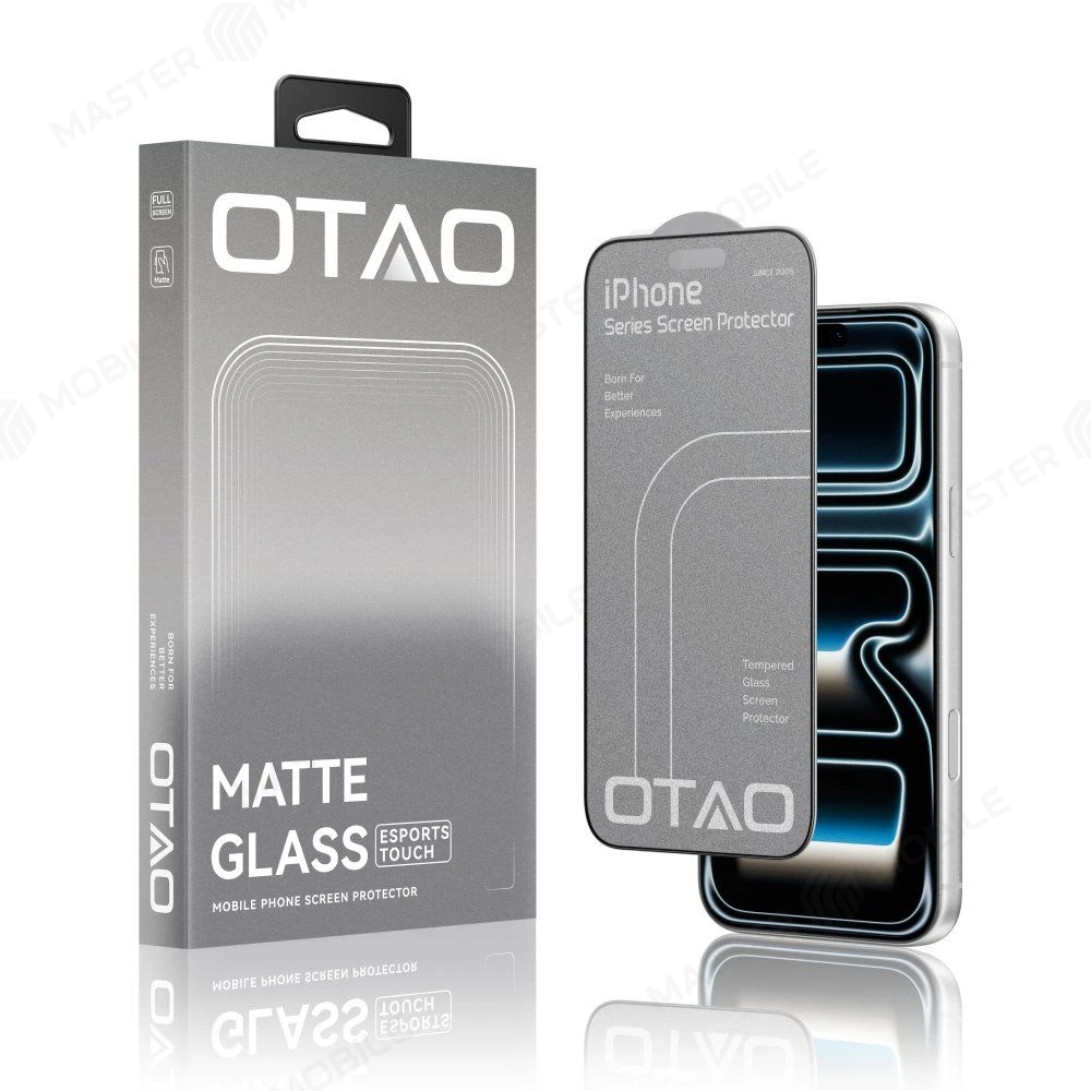 Защитное стекло OTAO Matte для Apple iPhone 16 Pro / iPhone 17 (матовое) 