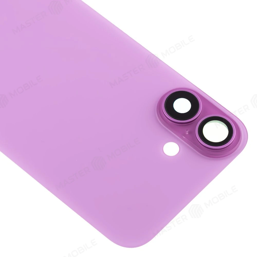 Задняя крышка для Apple iPhone 16 Plus (розовый) (в сборе со стеклом камеры) (Premium)  фото №3