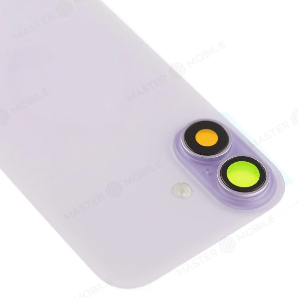 Задняя крышка для Apple iPhone 17 (SIM + eSIM) / iPhone 17 (eSIM) (фиолетовый) (в сборе со стеклом камеры и шлейфом) (Premium)  фото №3