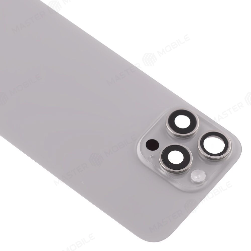 Задняя крышка для Apple iPhone 15 Pro Max (титановый) (в сборе) (ORIG100) (Снятый) (возможен дефект ЛКП) фото №3