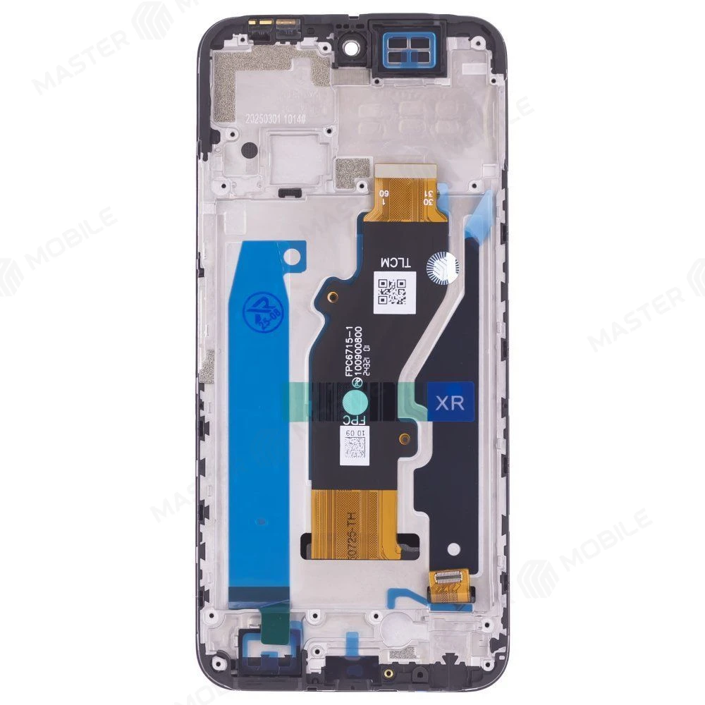 Дисплей для Tecno Spark 30C 4G (KL5) + тачскрин (черный) (в рамке) (ORIG) фото №2