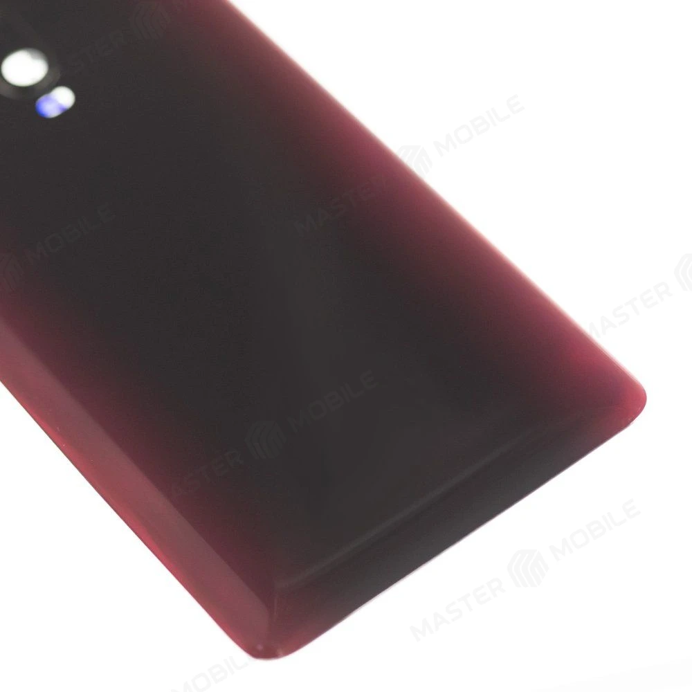 Задняя крышка для Xiaomi Mi 9T (M1903F10G) / Mi 9T Pro (M1903F11G) (красный) (в сборе со стеклом камеры) (ORIG100)  фото №4