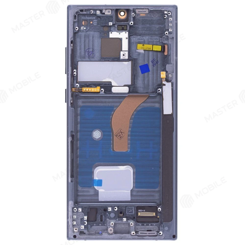 Дисплей для Samsung S908 Galaxy S22 Ultra + тачскрин (зеленый) (в рамке) (OLED) (Full Size) фото №2