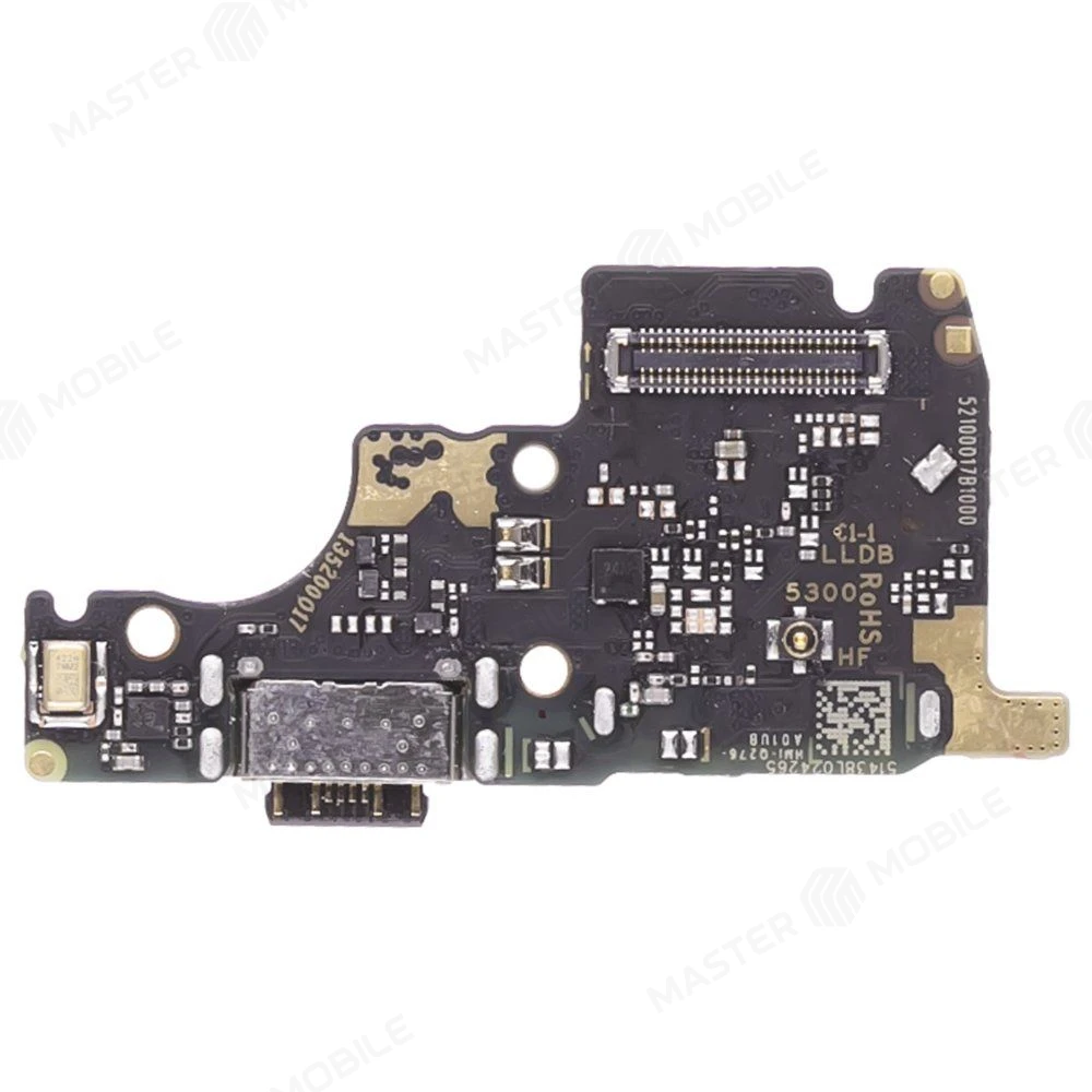 Нижняя плата для Xiaomi Poco M7 Pro 5G (2409FPCC4G) с комп. + разъем зарядки + микрофон разъем SIM (ORIG100) фото №1