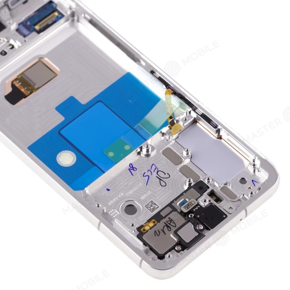 Дисплей для Samsung S901 Galaxy S22 + тачскрин (серебристый) (в рамке) (ORIG100) (SP) фото №3