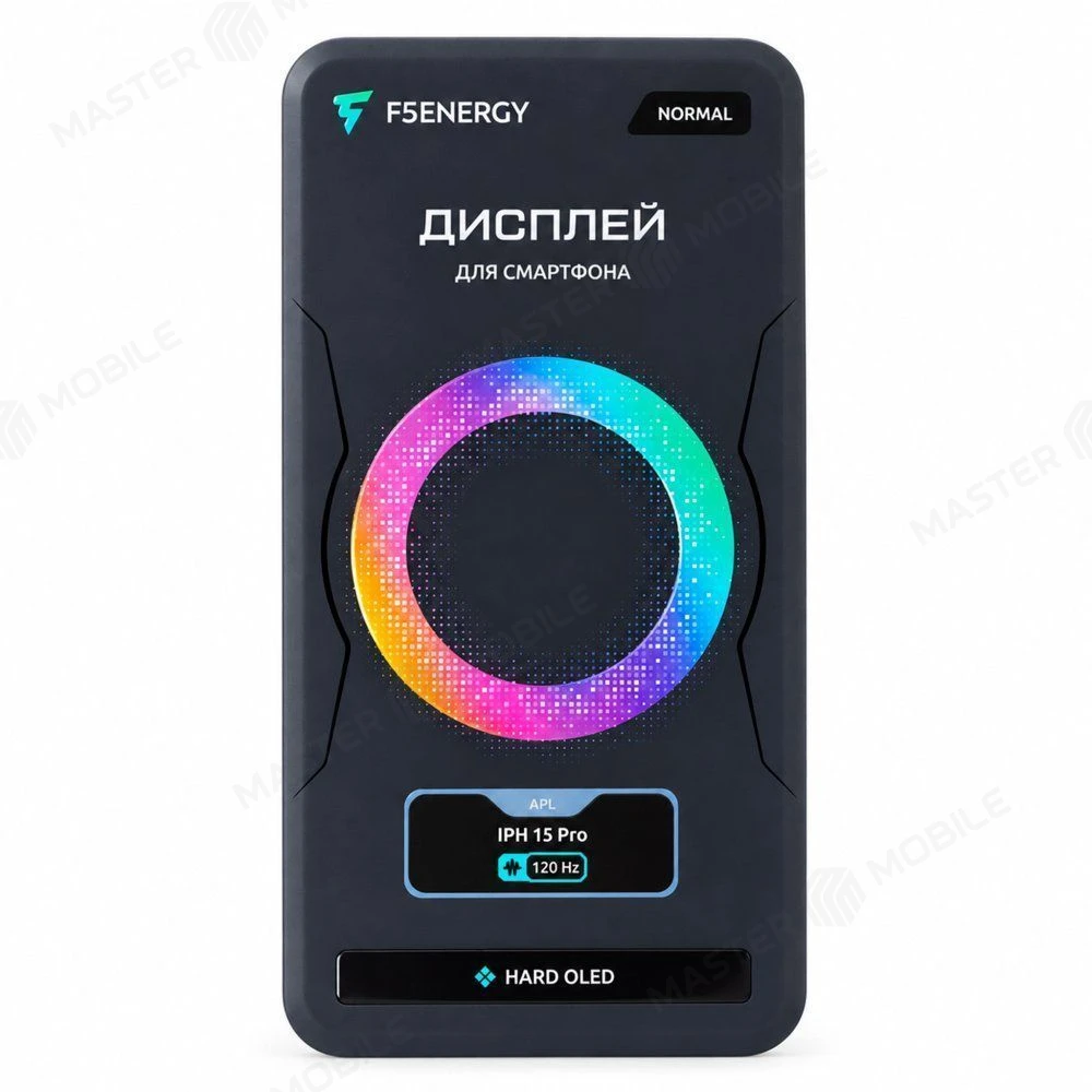 Дисплей для Apple iPhone 15 Pro + тачскрин (черный) (F5ENERGY) (Hard Oled) (площадка под IC) (NORMAL) фото №5