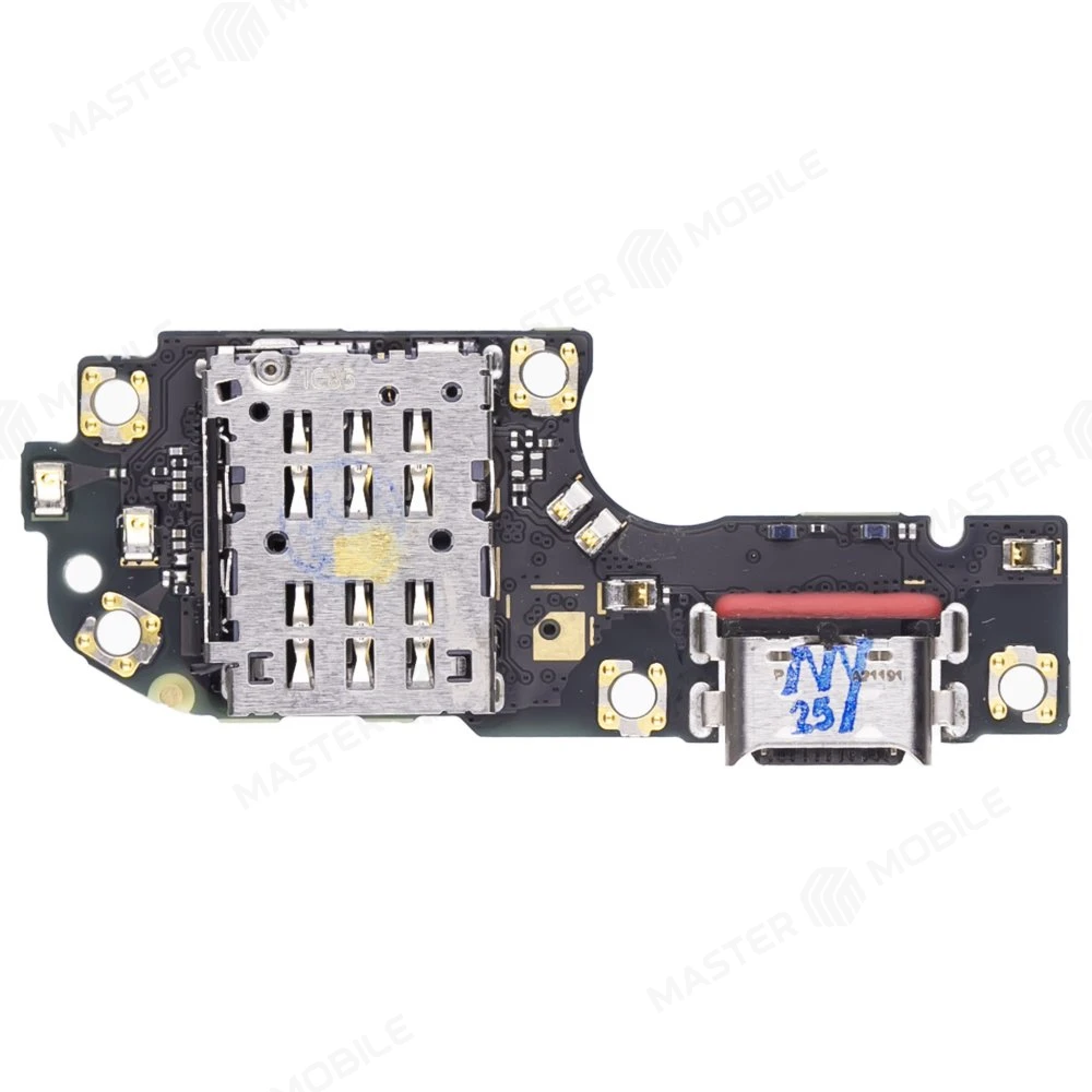 Нижняя плата для Huawei Nova Y90 (CTR-LX1) с комп. + разъем зарядки + микрофон (ORIG100)  фото №2