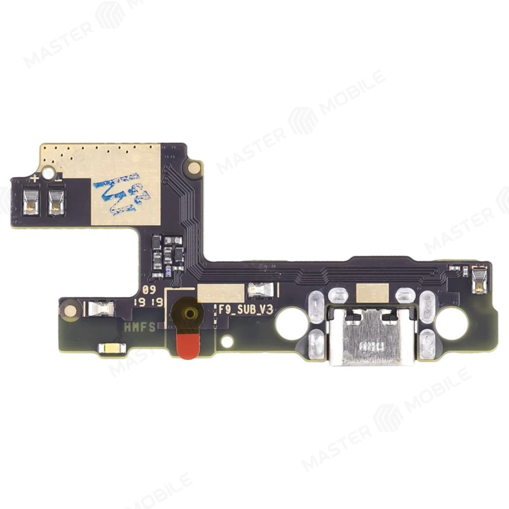 Нижняя плата для Xiaomi Mi Play (M1901F9E) с комп. + разъем зарядки + микрофон (ORIG100)  фото №2