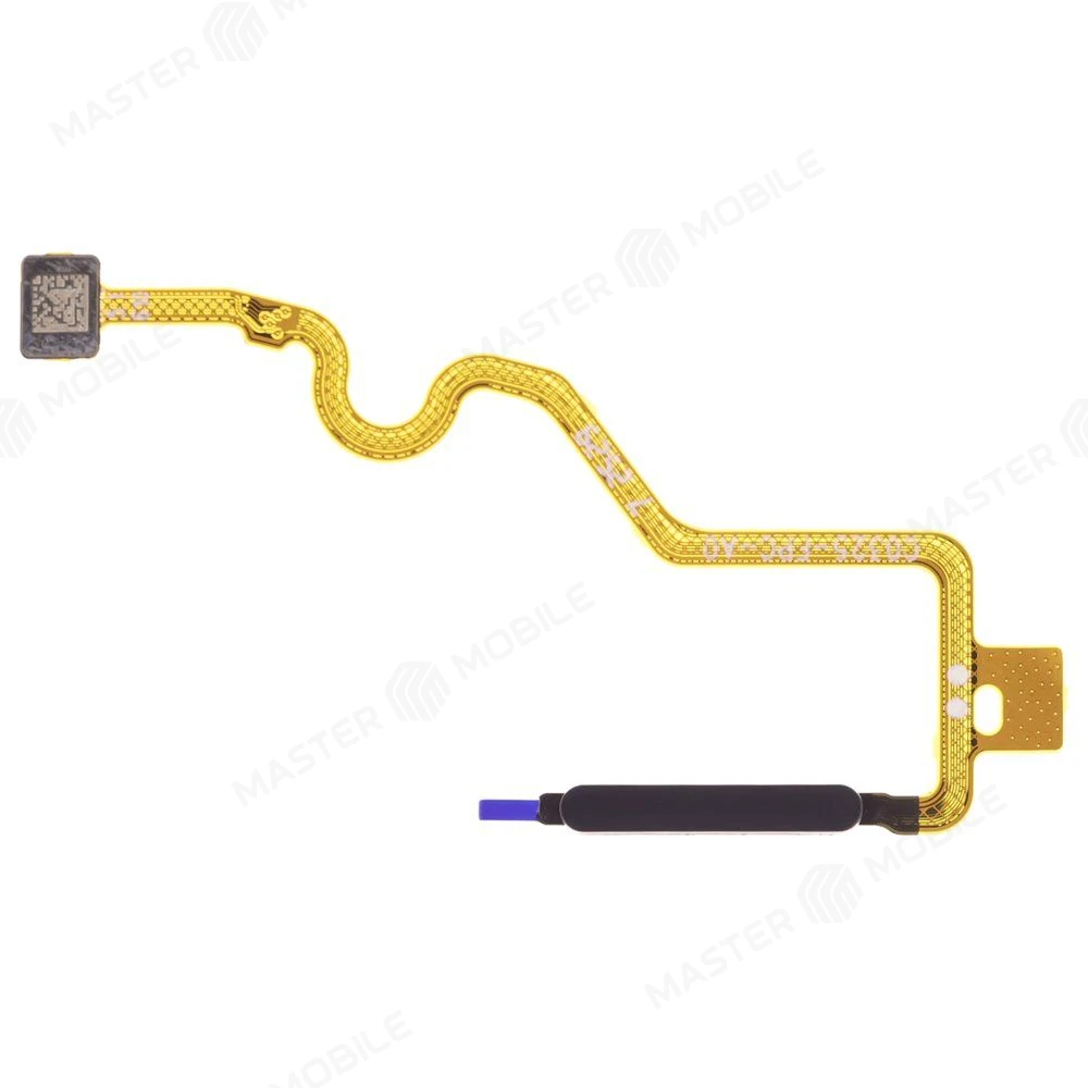 Шлейф для Infinix Hot 60i 4G (X6728) с комп. + сканер отпечатка пальца (черный) фото №1