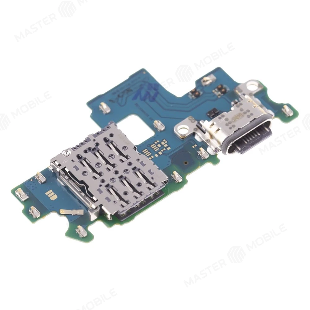 Нижняя плата для Samsung A566 Galaxy A56 с комп. + разъем зарядки + микрофон + разъем SIM (ORIG100) фото №3