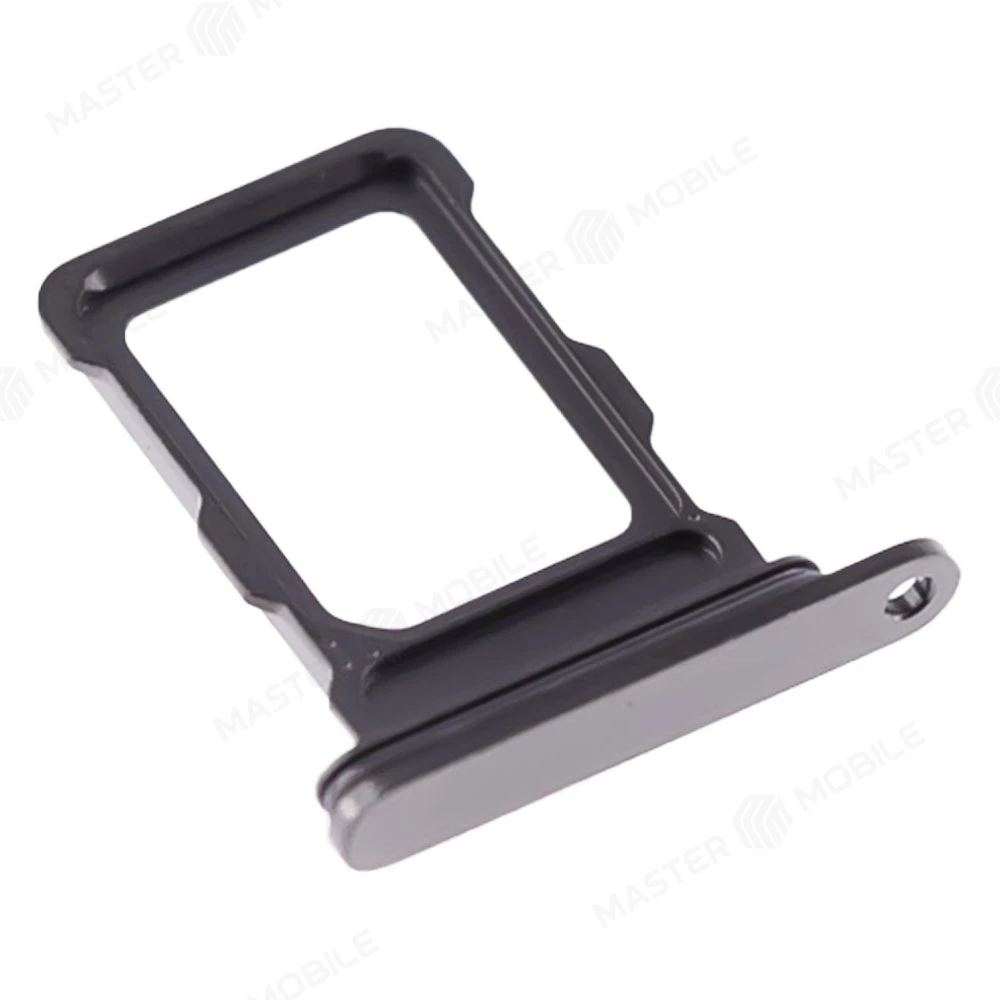 Держатель сим-карты для Apple iPhone 16 Pro / iPhone 16 Pro Max (черный)  фото №3