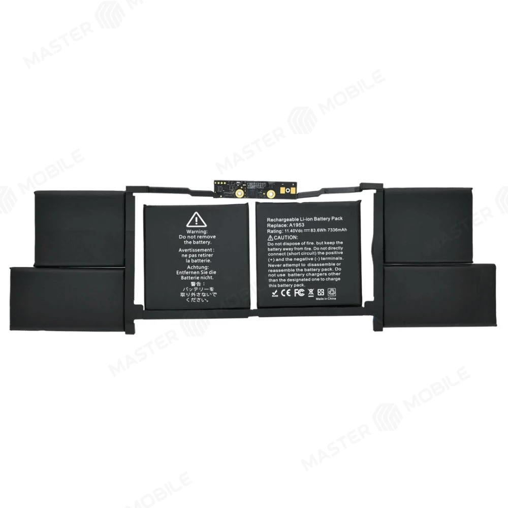 Аккумулятор для Apple MacBook Pro 15 Touch Bar A1990 (MID 2018 - MID 2019) (A1953) (ORIG) фото №1