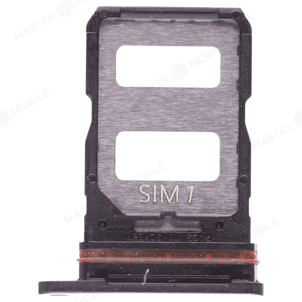 Держатель сим-карты для Tecno Spark 20 Pro+ (KJ7) (черный) фото №1