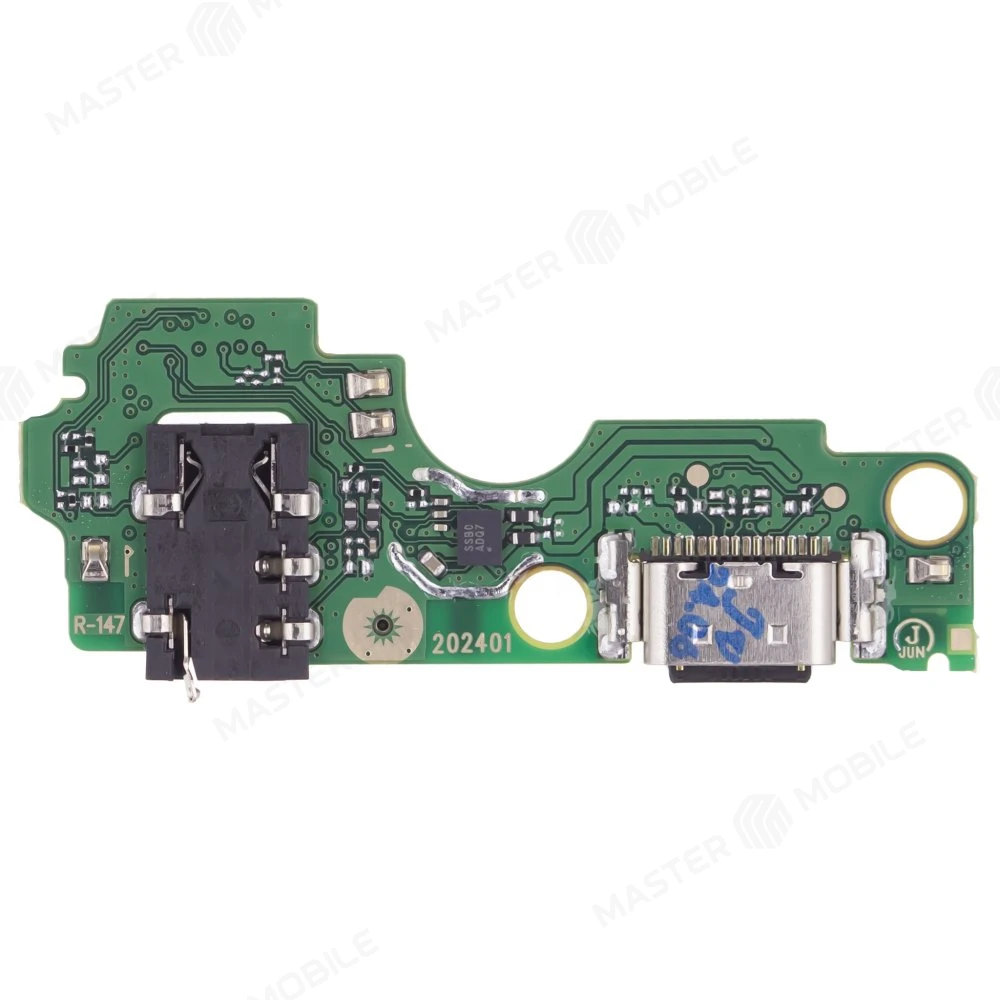 Нижняя плата для Tecno Spark 20C (BG7n) с комп. + разъем зарядки + микрофон фото №2