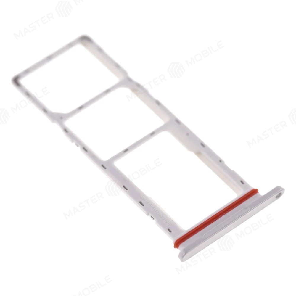 Держатель сим-карты для Tecno Spark 30C 4G (KL5) (серебристый)  фото №3