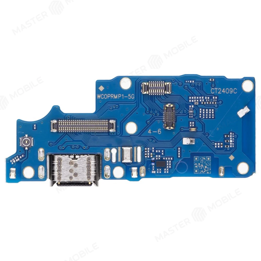 Нижняя плата для Realme 12+ 5G (RMX3867) / 12 4G (RMX3871) с комп. + разъем зарядки + микрофон  фото №1