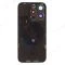 Задняя крышка для Apple iPhone 15 Pro (черный) (в сборе со стеклом камеры и шлейфом) (Premium)  фото №2