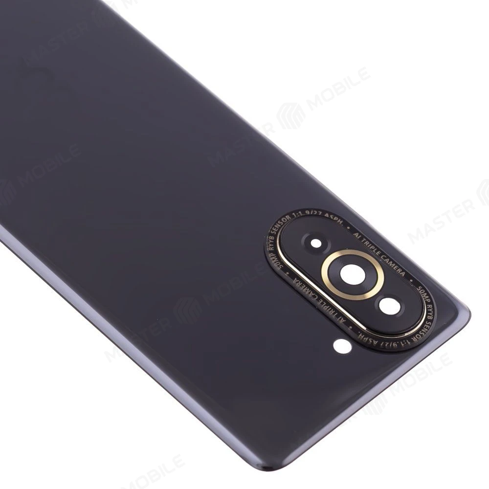 Задняя крышка для Huawei Nova 10 (NCO-LX1) (черный) (в сборе со стеклом камеры) (ORIG100)  фото №3