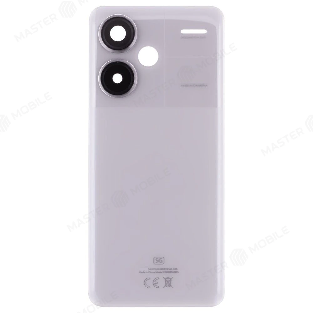 Задняя крышка для Xiaomi Redmi Note 13 Pro+ 5G (23090RA98C) (белый) (в сборе со стеклом камеры) фото №1