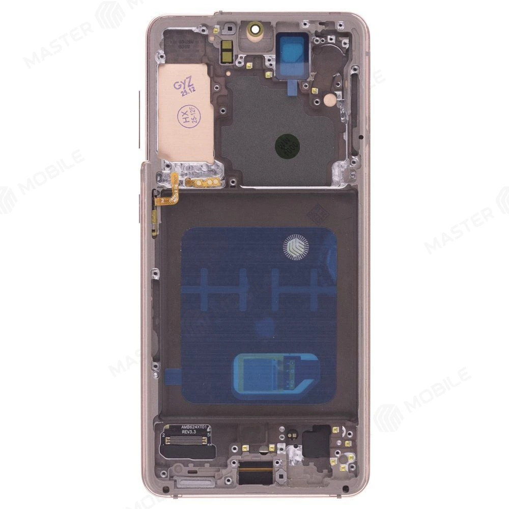 Дисплей для Samsung G991 Galaxy S21 + тачскрин (фиолетовый) (в рамке) (OLED) (Full Size) фото №2