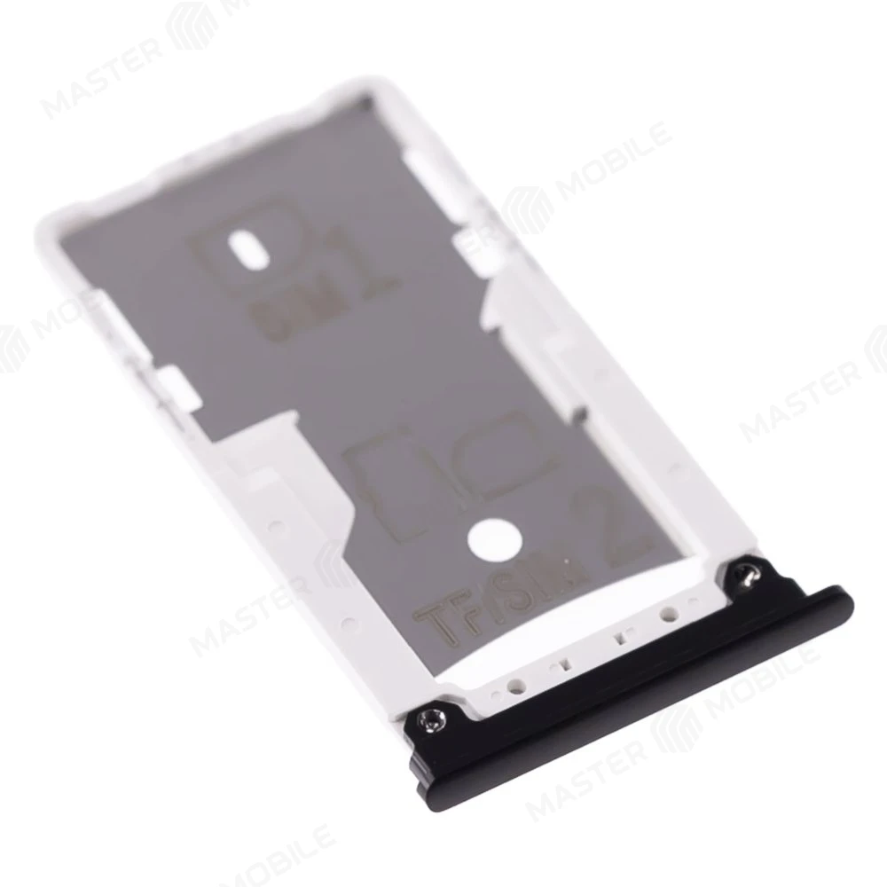 Держатель сим-карты для Xiaomi Mi Max 2 (MDE40) (черный)  фото №3