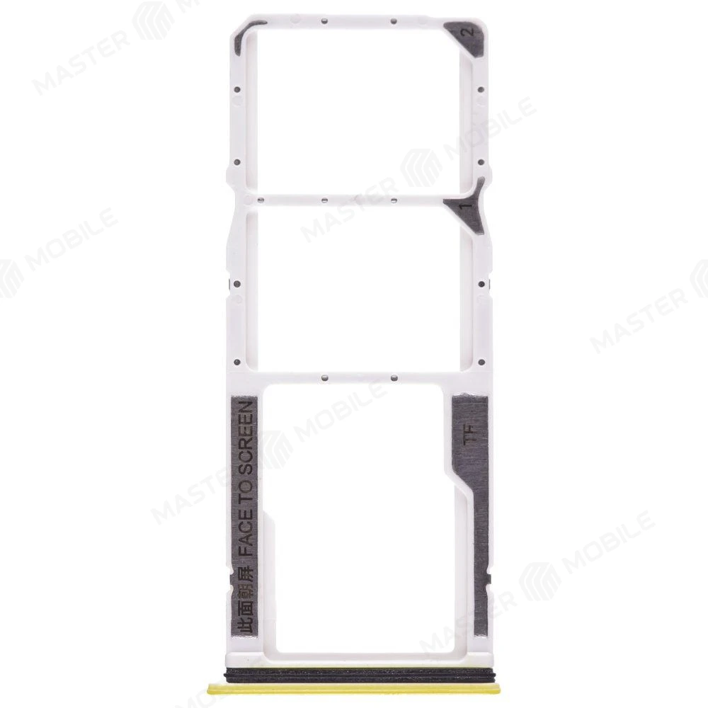 Держатель сим-карты для Xiaomi Poco M5 (22071219CG) (желтый) фото №1