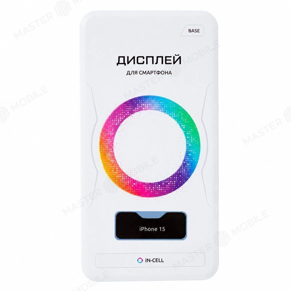 Дисплей для Apple iPhone 15 + тачскрин (черный) (F5ENERGY) (In-Cell) (площадка под IC) (BASE) фото №5