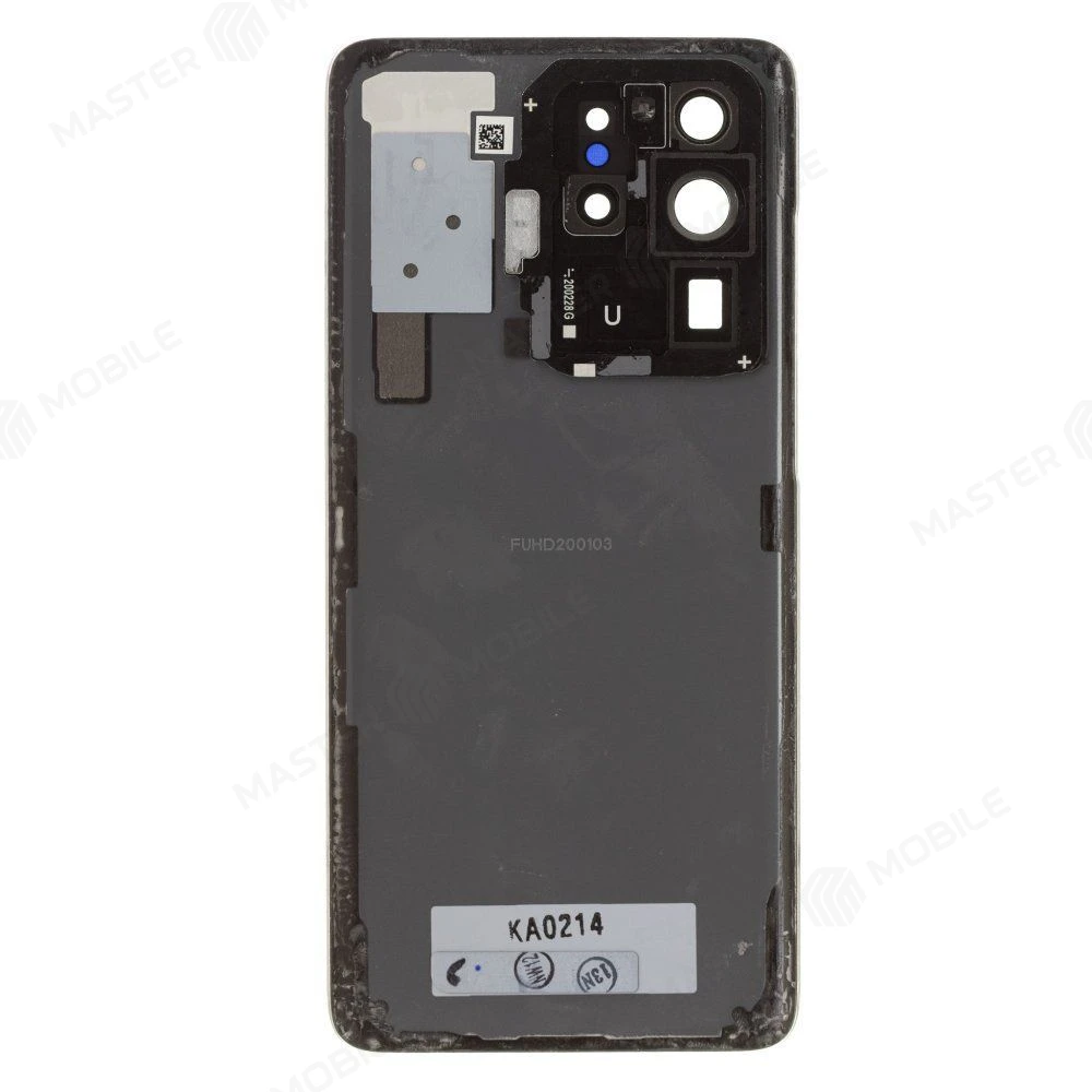 Задняя крышка для Samsung G988 Galaxy S20 Ultra (серый) (в сборе со стеклом камеры) (ORIG100)  фото №2