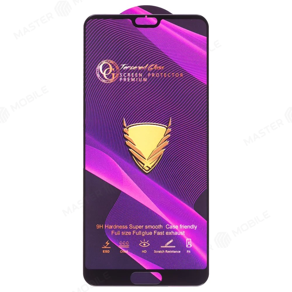 Защитное стекло OG Glass (3 в 1) для Huawei P20 Pro (CLT-L29) (черный)