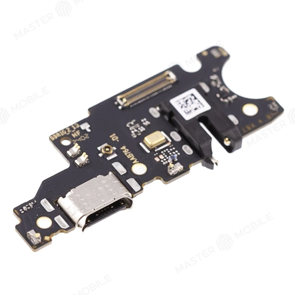 Нижняя плата для Realme C65 4G (RMX3910) с комп. + разъем зарядки + микрофон + разъем гарнитуры (ORIG100) фото №3