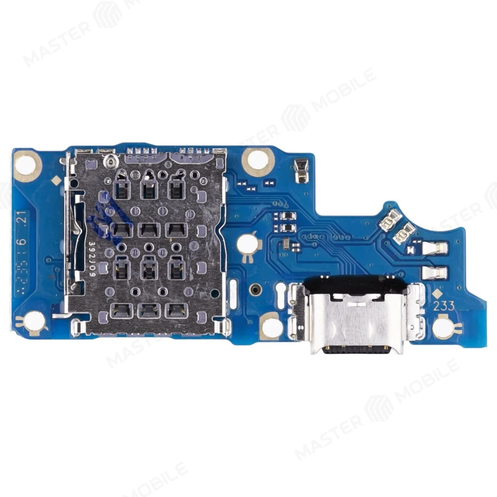 Нижняя плата для Realme 12+ 5G (RMX3867) / 12 4G (RMX3871) с комп. + разъем зарядки + микрофон  фото №2