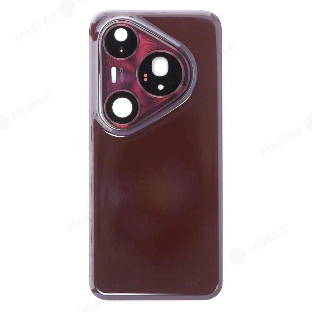 Задняя крышка для Huawei Pura 80 Pro (LMR-LX9) (красный) (в сборе со стеклом камеры)  фото №1