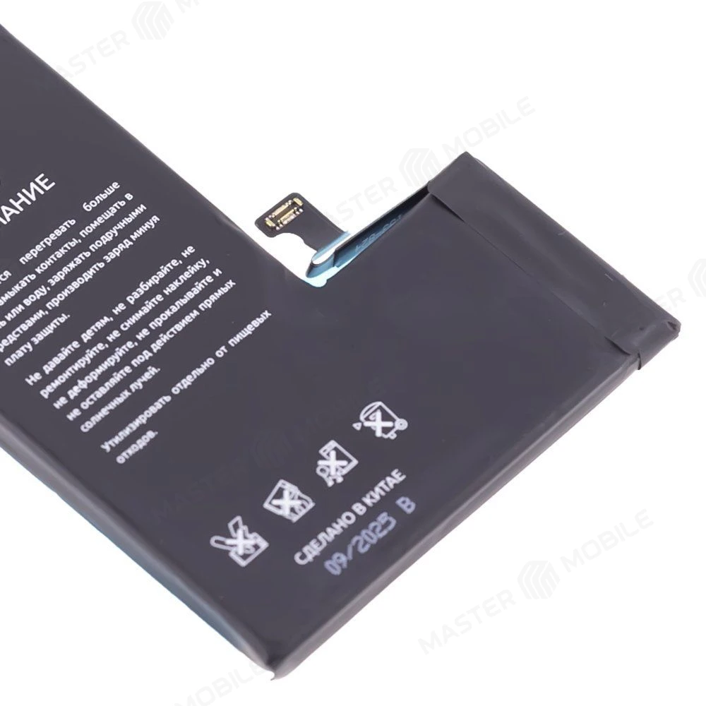 Аккумулятор для Apple iPhone 15 Pro (F5ENERGY) (усиленный) (3350 мАч) (SPECIAL EDITION) (SYSTEM DIAGNOSABLE) + двухсторонний скотч фото №3