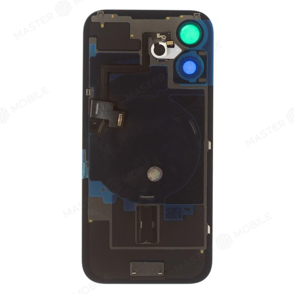 Задняя крышка для Apple iPhone 16 (зеленый) (в сборе со стеклом камеры и шлейфом) (Premium)  фото №2