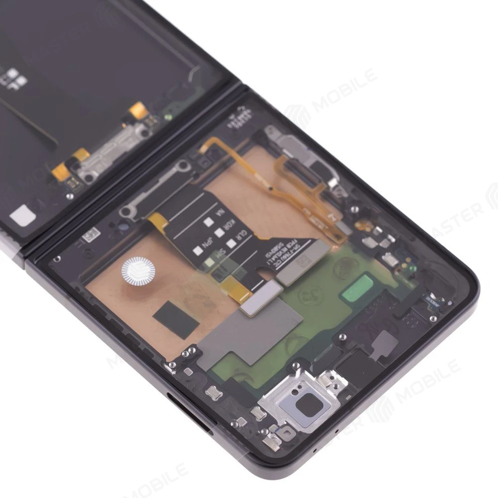 Дисплей для Samsung F766 Galaxy Z Flip 7 + тачскрин (внутренний) (черный) (в рамке) (ORIG100) (SP) фото №5