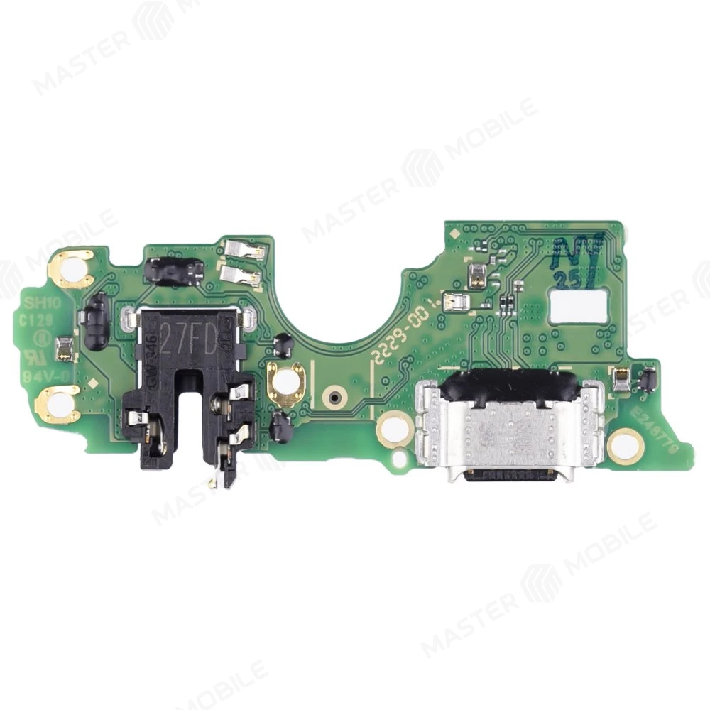 Нижняя плата для OPPO A55 4G (CPH2325) с комп. + разъем зарядки + микрофон (ORIG100)  фото №2