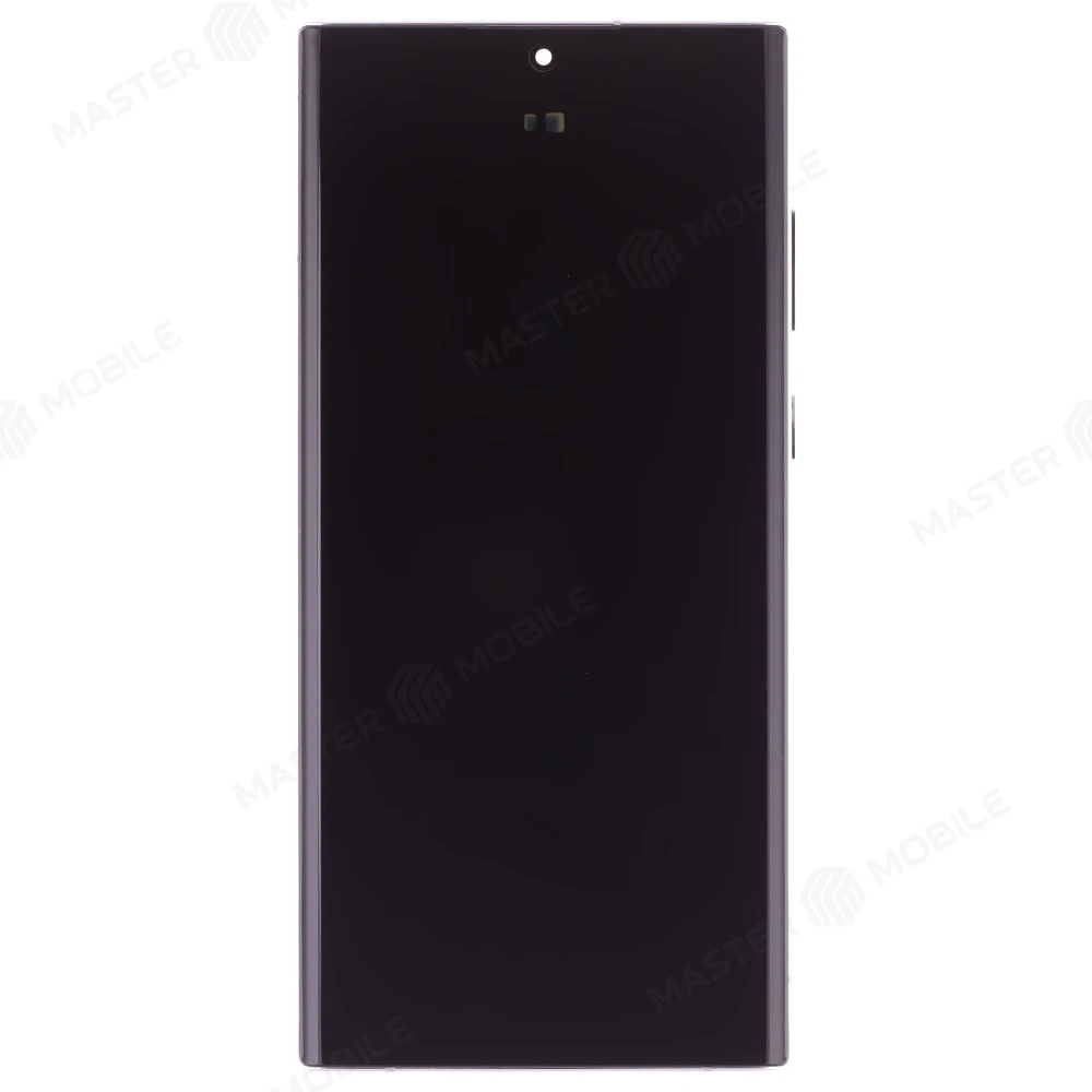 Дисплей для Samsung S908 Galaxy S22 Ultra + тачскрин (серебристый) (в рамке) (OLED) (Full Size) фото №1