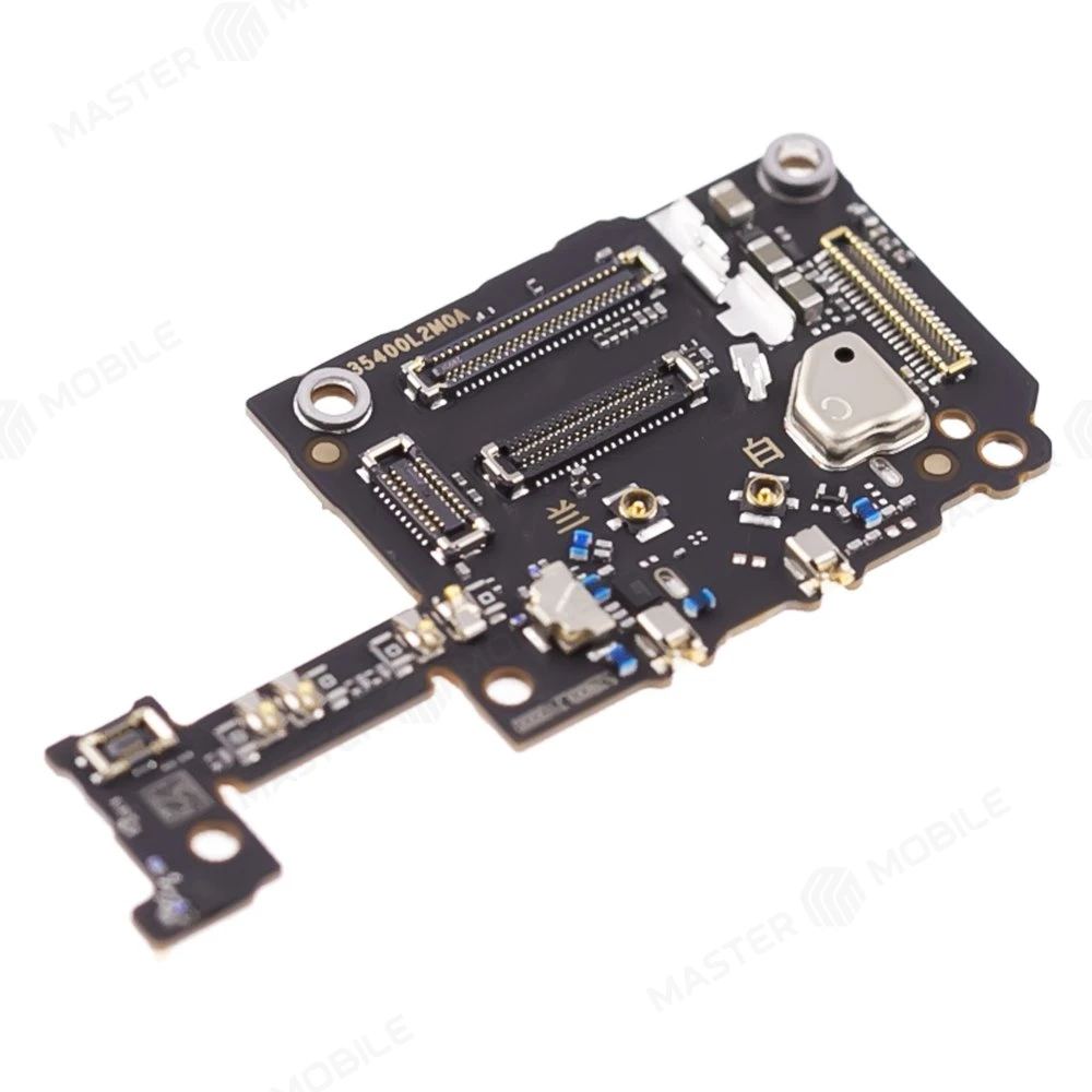 Нижняя плата для Xiaomi 12 Pro (2201122G) с комп. + микрофон + разъем SIM (ORIG100)  фото №3