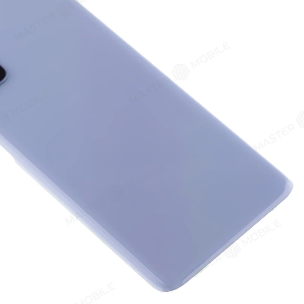 Задняя крышка для Samsung G980 Galaxy S20 (голубой) (в сборе со стеклом камеры) фото №4