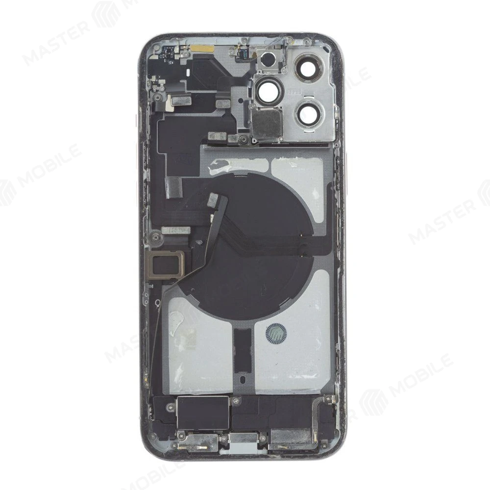 Корпус для Apple iPhone 12 Pro Max (белый) (в сборе) (ORIG100) (Снятый) (возможен дефект ЛКП) фото №2