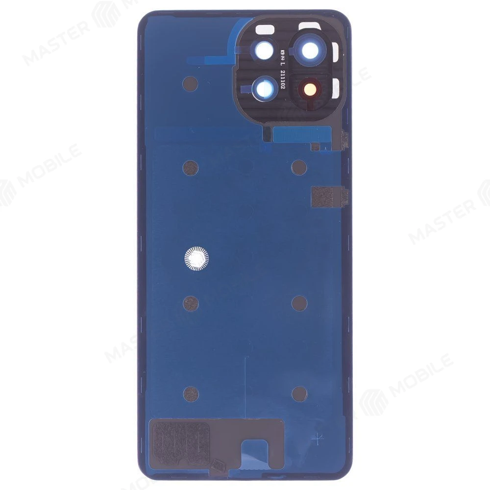 Задняя крышка для Xiaomi 11 Lite 5G NE (2109119DG) / Mi 11 Lite (M2101K9AG) / Mi 11 Lite 5G (M2101K9G) (зеленый) (в сборе со стеклом камеры (ORIG100)  фото №2