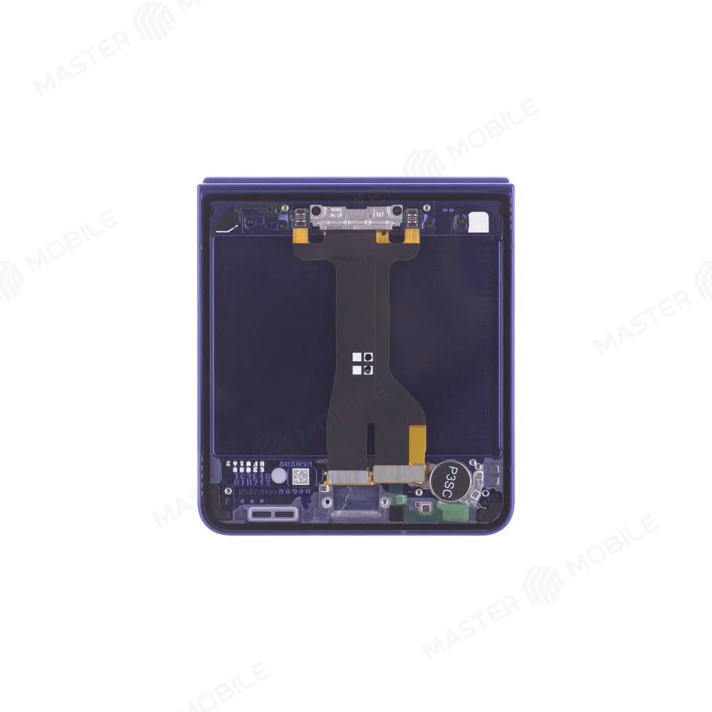 Дисплей для Samsung F766 Galaxy Z Flip 7 + тачскрин (внутренний) (синий) (в рамке) (ORIG100) (SP) фото №4