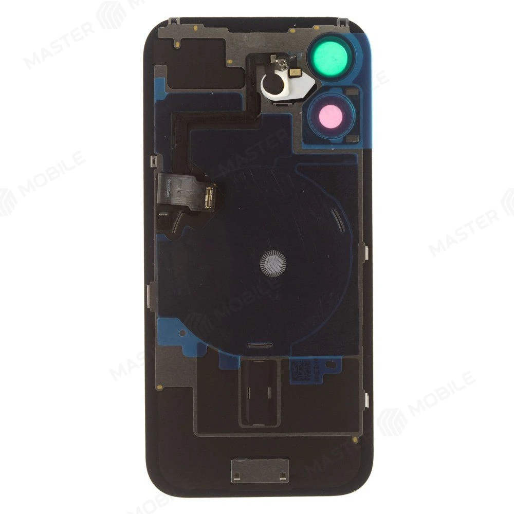 Задняя крышка для Apple iPhone 17 (SIM + eSIM) / iPhone 17 (eSIM) (белый) (в сборе со стеклом камеры и шлейфом) (Premium)  фото №2