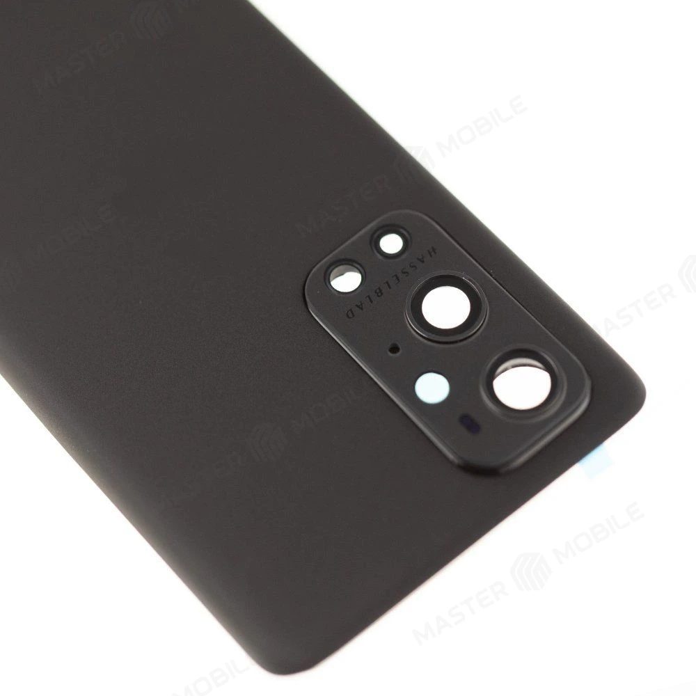 Задняя крышка для OnePlus 9 Pro (LE2121) (черный) (в сборе со стеклом камеры) фото №3
