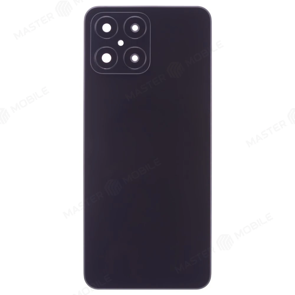 Задняя крышка для Huawei Honor X8 (TFY-LX1) (черный) (в сборе со стеклом камеры)