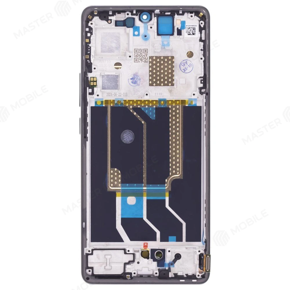 Дисплей для Realme GT 6 (RMX3851) + тачскрин (зеленый) (в рамке) (ORIG100) (SP) фото №2