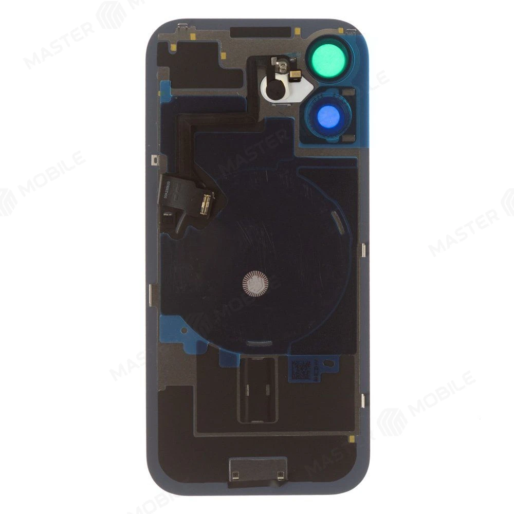 Задняя крышка для Apple iPhone 17 (SIM + eSIM) / iPhone 17 (eSIM) (черный) (в сборе со стеклом камеры и шлейфом) (Premium)  фото №2