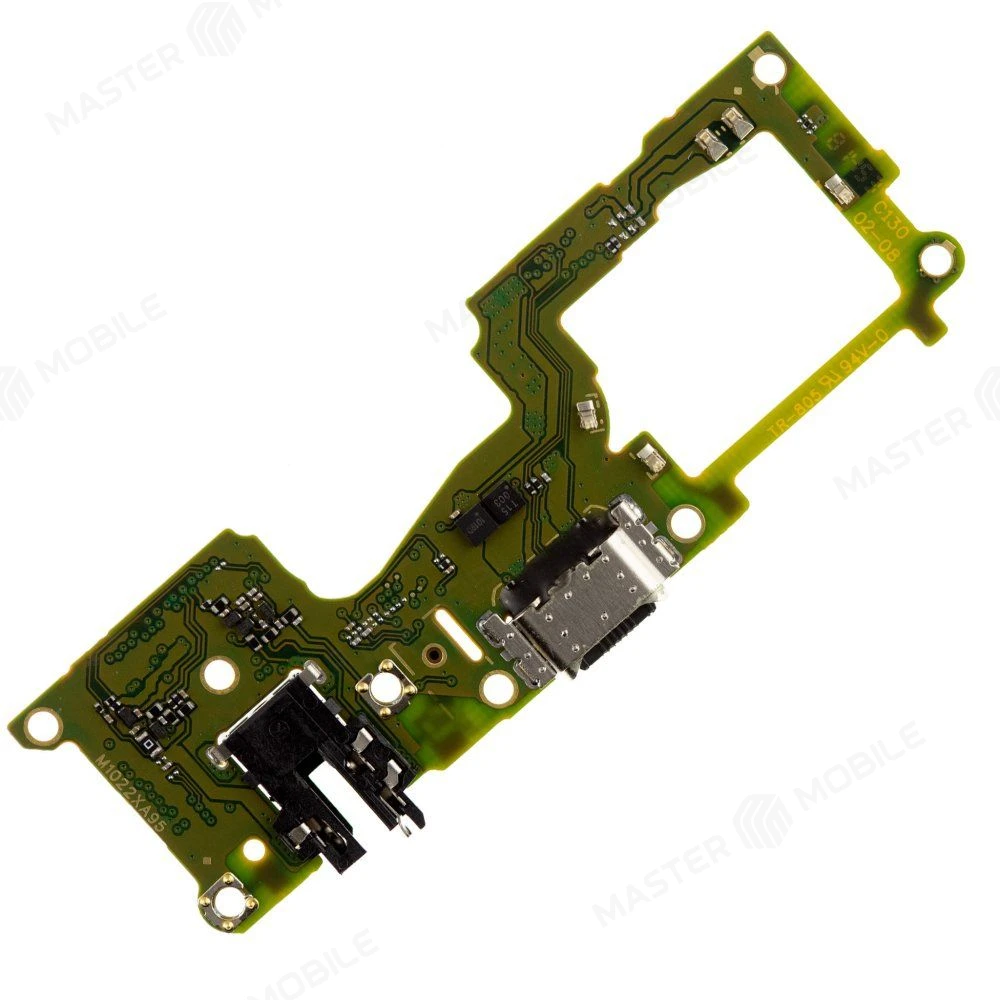 Нижняя плата для OPPO A74 4G (CPH2219) с комп. + разъем зарядки + микрофон + разъем гарнитуры (ORIG100) фото №3
