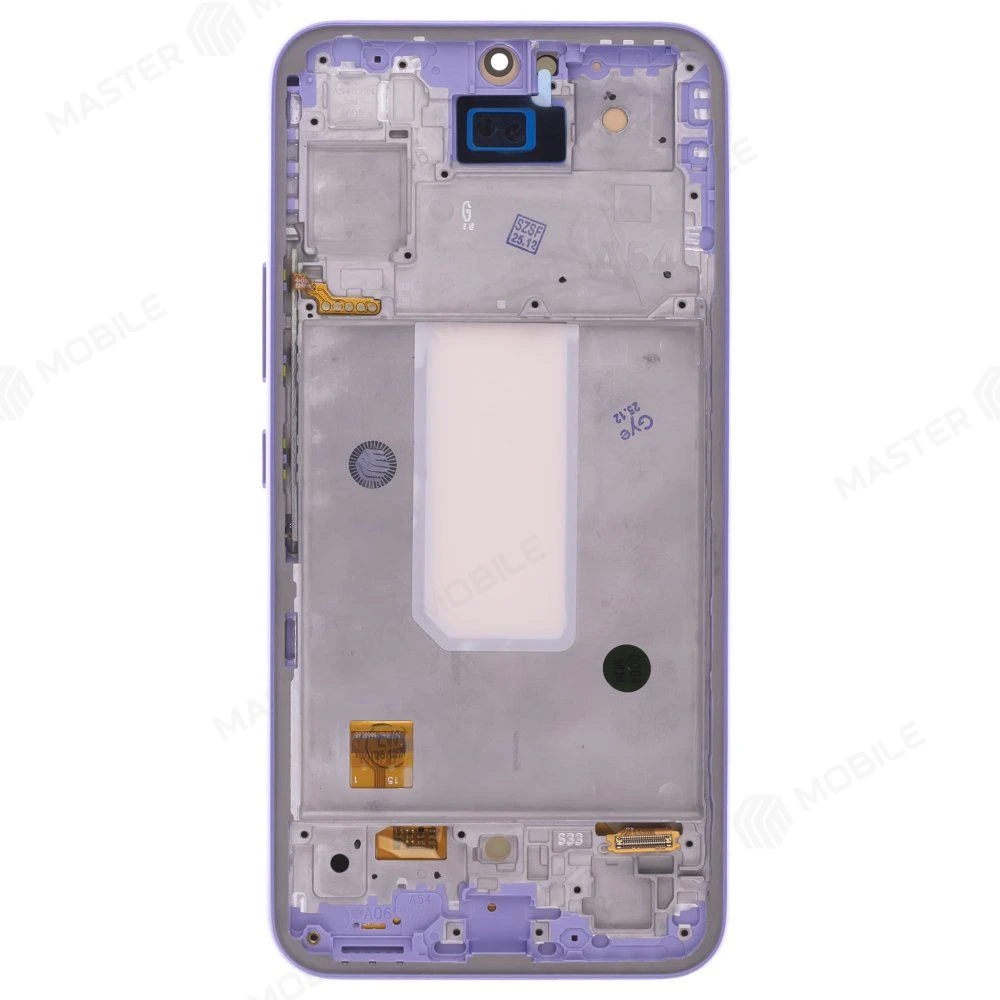 Дисплей для Samsung A546 Galaxy A54 5G + тачскрин (фиолетовый) (в рамке) (OLED) (Full Size) фото №2